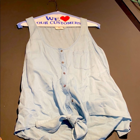 Ag Adriano Goldschmied Tops - AG Tie Front Tank Top